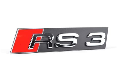 Audi Original Rs3 Letras Audi Rs3 Emblema Logo Delant Emblemas Y