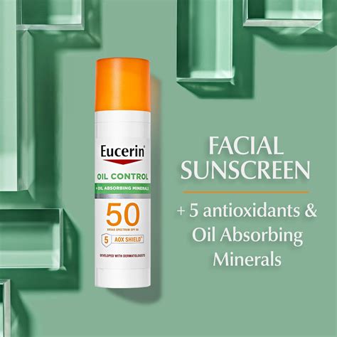 Eucerin Sun Oil Control Spf 50 Face Sunscreen Lotion With Oil Absorbing