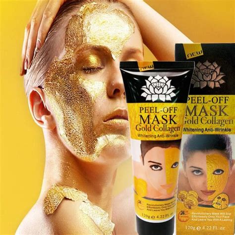 24k Golden Peel Off Face Mask Face Lifting Firming Skin Anti Wrinkle