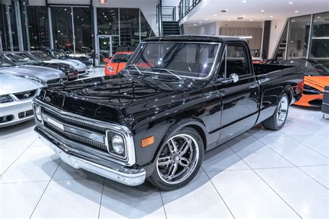 Used 1970 Chevrolet C10 Pickup Restomod Excellent Restoration Incredible Paint For Sale