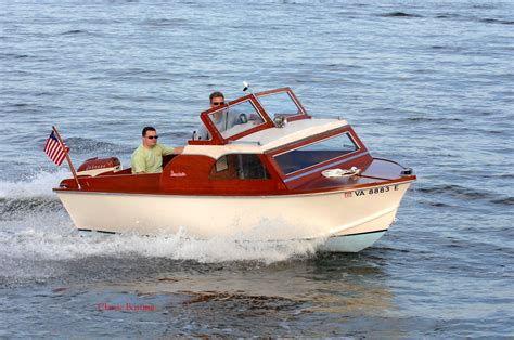 1961 Broadwater 17 Cuddy Cabin Classic Wooden Boats Classic Boat