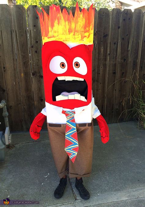 Inside Out Anger Diy Costume Diy Tutorial