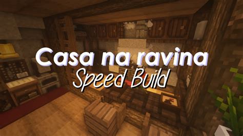 Minecraft Casa Na Ravina 🏡 Speed Build Relaxante Cit Pacote De