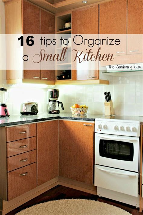 Organization Tips For Small Kitchens