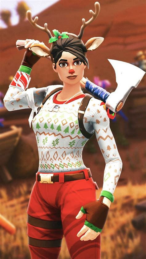 Red Nose Raider Fortnite Wallpapers Top Free Red Nose Raider Fortnite