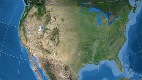 Satellite Map Of The United States Draw A Topographic Map