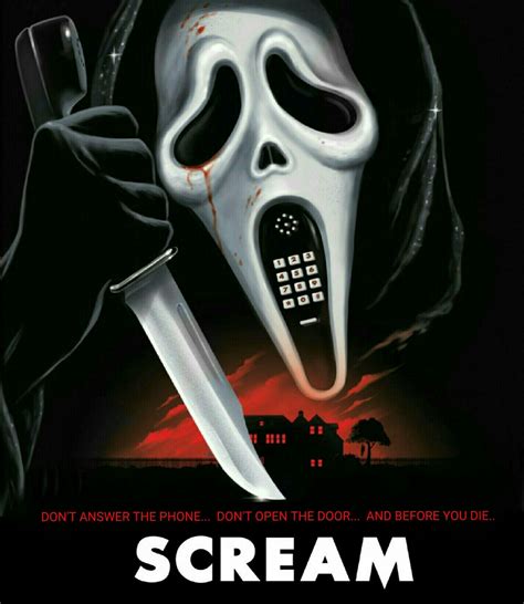 Scream Horror Movie Slasher 90s Scream Movie Poster Scream Movie