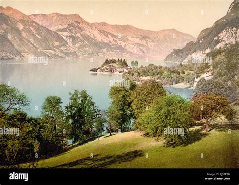 Iseltwald And Lake Brienz Bernese Oberland Bern Switzerland 1890