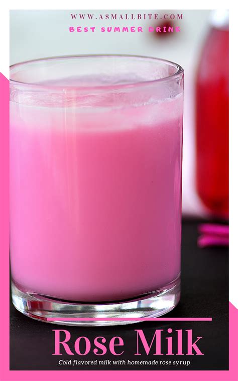 this rose milk recipe doesn t need any intro it s basically cold milk flavoured with homemade