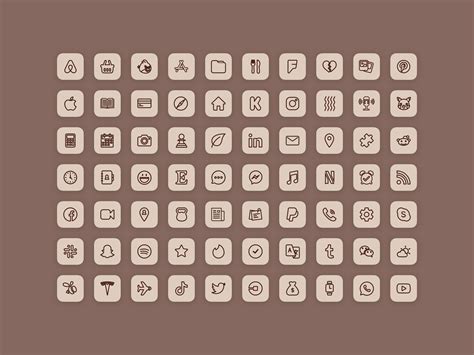 Review Of Brown App Icons Aesthetic Messages 2022