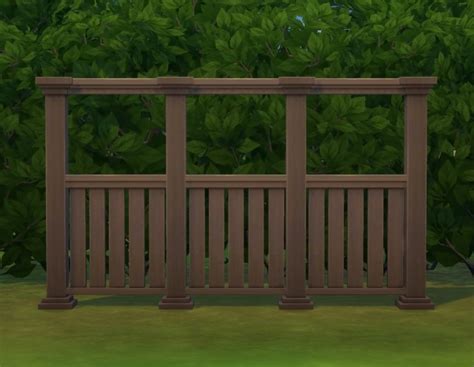 Tasteful Fence By Plasticbox At Mod The Sims Sims 4 Updates