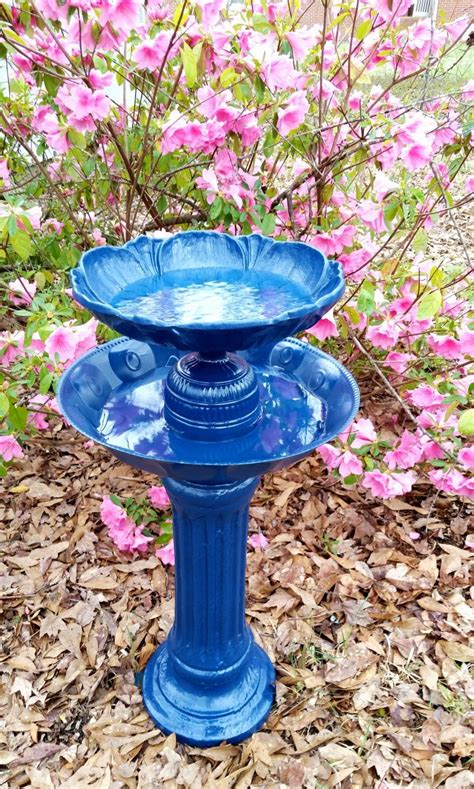 Finally, fill the saucer with water for birds to bathe in. How to Build Your Own Two Tier Bird Bath for $20 | Diy ...