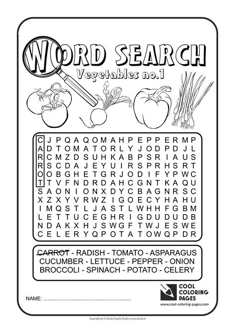 Cool Coloring Pages Word Search - Cool Coloring Pages | Free
