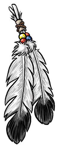 Native American Eagle Feather Drawing Clip Art Library
