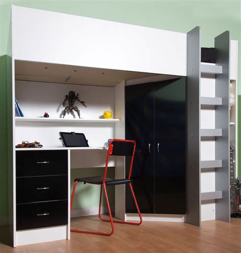 Ivar chest of 3 drawers£70. High sleeper cabin bed with desk and wardrobe Calder ...