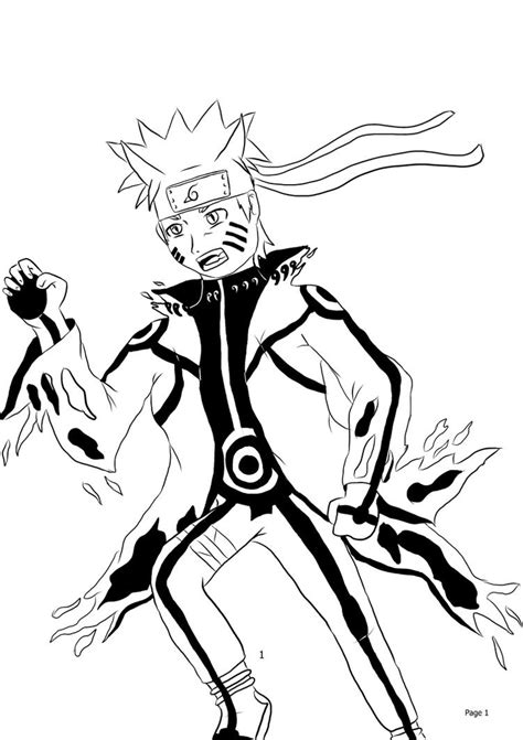 naruto kurama mode by dragzata on DeviantArt