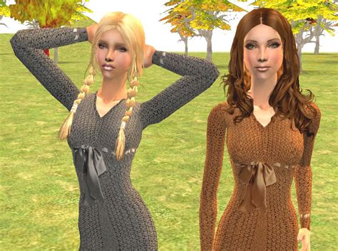 Mod The Sims Knitted Dress