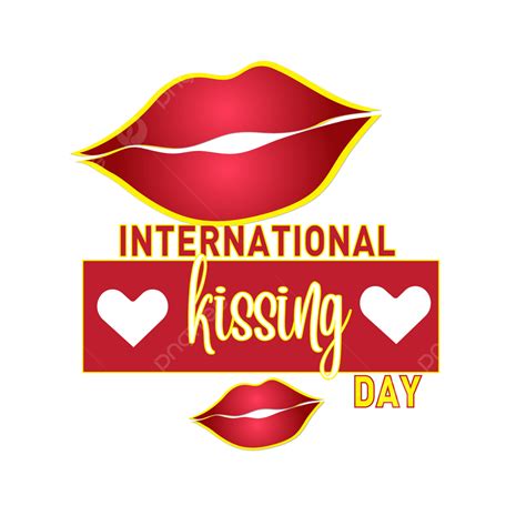 International Kissing Day Vector Hd Images International Kissing Day Transparent Background