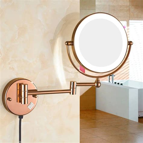 Best magnifying bathroom mirror 3x makeup mirror rotatable mirror. Luxury Lighted Magnification Wall Mount Bathroom Makeup ...