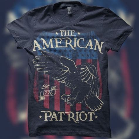 The American Patriot Print Ready Shirt Design Buy T Shirt Designs