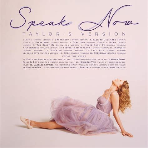 Download Full Album Taylor Swift Speak Now Taylors Version Zip