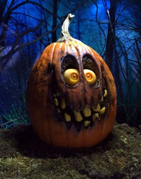 How To Paint Cute And Scary Faces On Pumpkin 35 Pictures