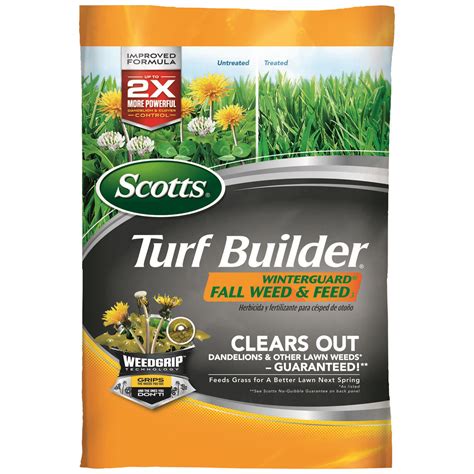 Scotts Turf Builder Weed And Feed Lawn Fertilizer For All Grasses 5000 Sq