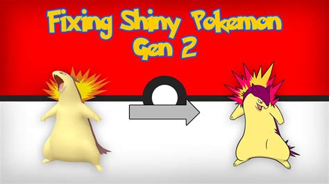 Fixing Shiny Pokémon Gen 2 Youtube