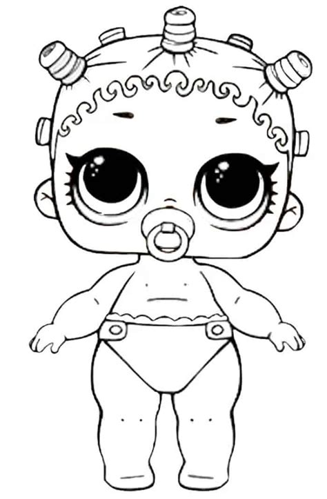 Baby Lol Doll Coloring Pages Coloringfile Lol Dolls Coloring Pages