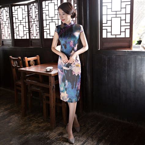Shanghai Story New Arrival Spring Summer Qipao Cheongsam Dress For Woman Traditional Clothing