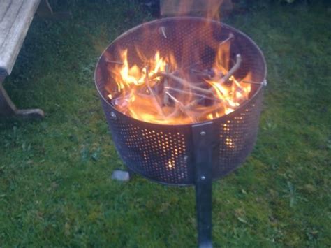 I did and it works. Fire pit from washing machine drum | Fire pit, Washing ...