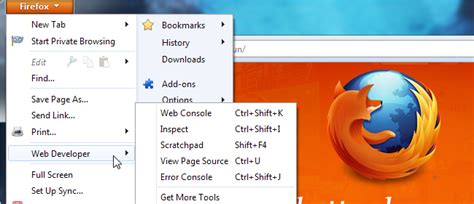 How To Use Firefox Web Developer Tools Tutorials