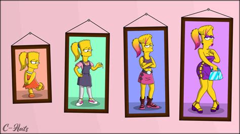 Female Bart Simpson Age Progession By C Hats On Deviantart