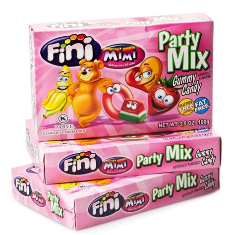 Our kosher candy comes with a freshness guarantee so you can buy with confidence. Fini Kosher Party Mix Gummies - Theater Boxes - 12CT ...