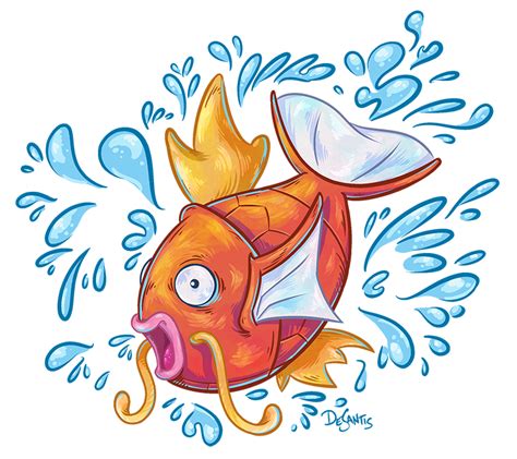 129 Magikarp Used Splash And Tackle Game Art Hq