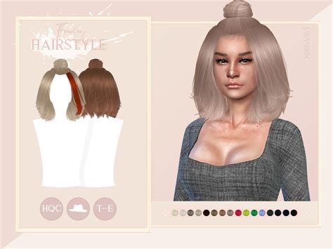 The Sims Resource Javasims Friday Hairstyle