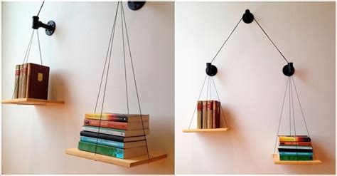 10 Cool Ways To Decorate With Suspended Shelving