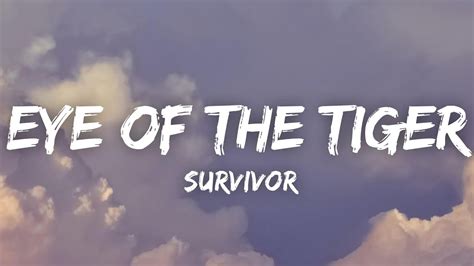 Survivor Eye Of The Tiger Lyrics YouTube