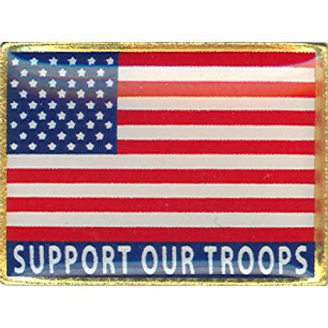Support Our Troops Us Lapel Pin Us Made Lapel Pins Tuff Flags