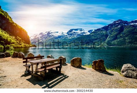 Beautiful Nature Norway Natural Landscape Stock Photo Edit Now 300214430