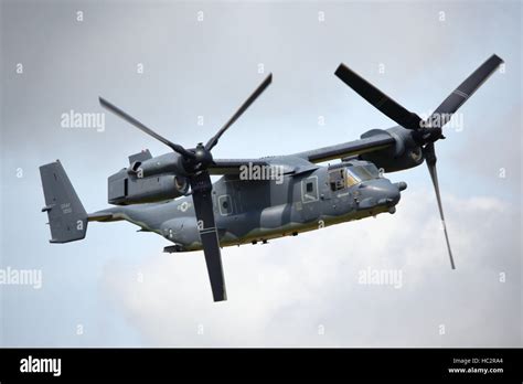 Bell Boeing V 22 Osprey Tilt Rotor Military Aircraft At The Riat At