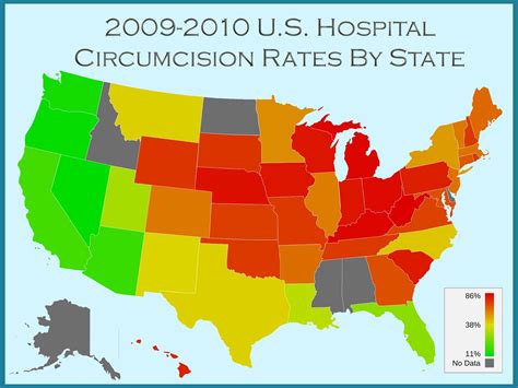 Saving Our Sons Us Hospital Circumcision Rates By State Circumcision Us State Map Hospital