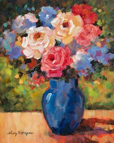 Daily Paintworks Bouquet Of Roses Original Fine Art For Sale