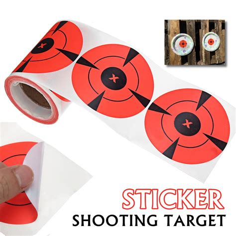 Target Pasterstarget Stickers3 Round Adhesive Shooting Targets Red