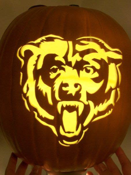 Chicago Bears Pumpkin You Can Have Your Very Own Custom Artificial