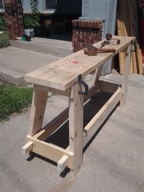 My Portable Workbench It Disassembles Into The Top Two Leg Assemblies