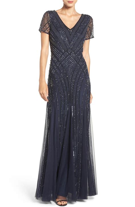Adrianna Papell Embellished Mesh Gown | Nordstrom dresses formal, Gowns