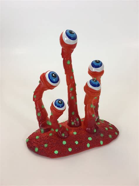 Halloween Eyeballs5 Ceramic Eyeball Sculpture Halloween Horror Prop