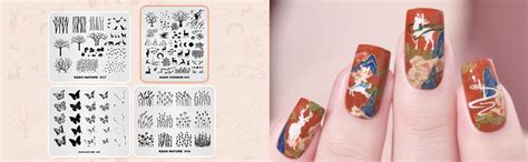 Kads 20pcs Nail Stamp Plates Set Nails Art Stamping Plates