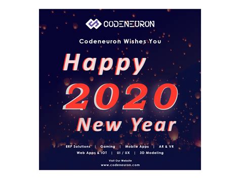 2020 New Year Poster By Sathya Narayanan On Dribbble